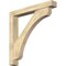 Ekena Millwork Legacy Block Rough Sawn Bracket w/ Offset Brace, Douglas Fir, 6"W x 42"D x 42"H BKT0604X42X42LEC05RDF - alternate 1